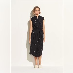 Vince size L Micro Floral Utility Dress